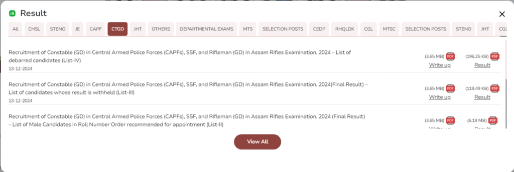 SSC GD Constable Result 2025 ऐसे करें चेक – स्टेप बाय स्टेप तरीका SSC GD Constable Result 2025 ऐसे करें चेक – स्टेप बाय स्टेप तरीका